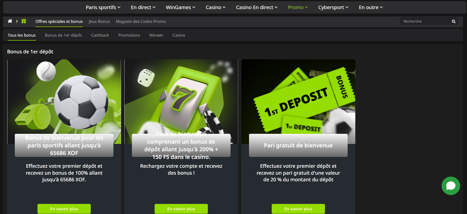 WinWin bonus premier dépôt WinWin bonus premier dépôt